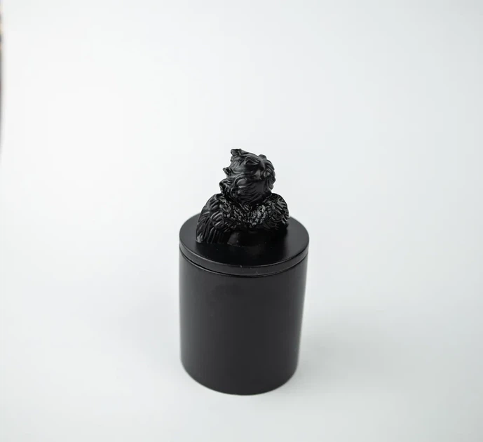 Аромасвічка CUPID SANTAL BLACK 100% WOOD WAX 165g 35h Гранд Презент NAC 1036BL - изображение 5