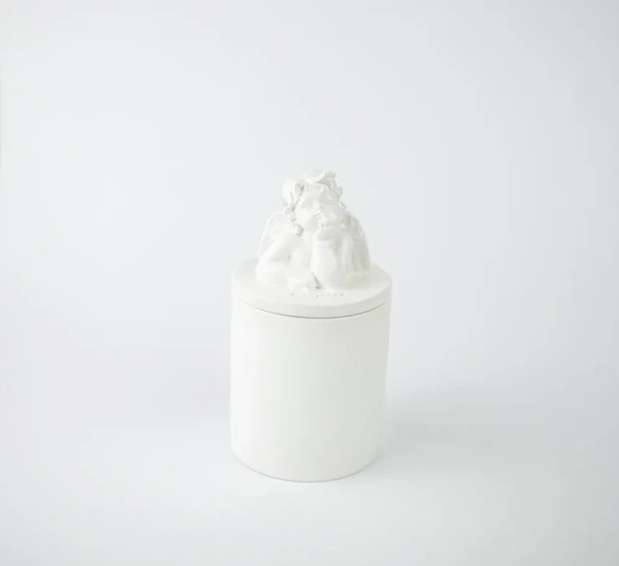 Аромасвічка CUPID SANTAL WHITE 100% WOOD WAX 165g 35h Гранд Презент NAC 1035W - зображення 4