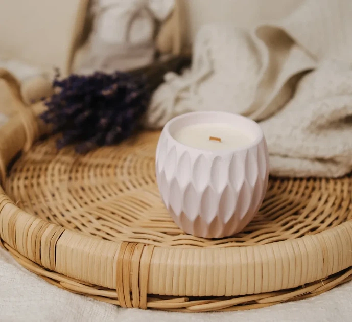 Аромасвічка RELAX KAKI LAVENDER 100% WOOD WAX 240g 50h Гранд Презент NAC 1097 - Фото 1 Аромасвічка RELAX KAKI LAVENDER 100% WOOD WAX 240g 50h Гранд Презент NAC 1097 - изображение 1