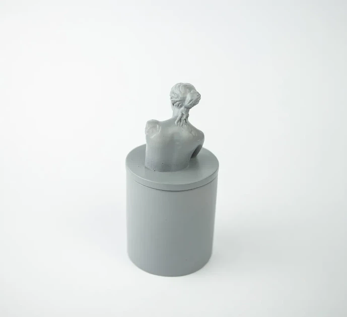 Аромасвічка VENUS CHERRY BLOSSOM GRAY 100% WOOD WAX 165g 35h Гранд Презент NAC 1017GY - изображение 5