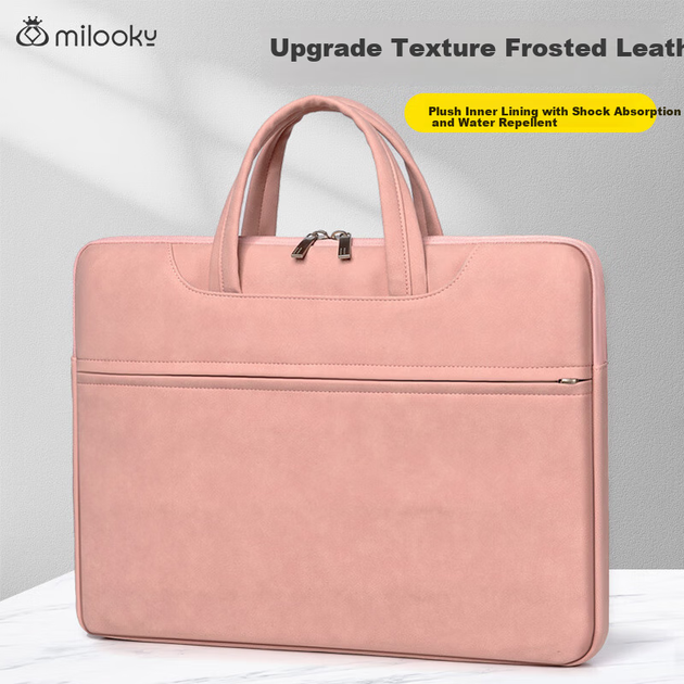 Сумка для ноутбука DiyiGongfang для жінок, підходить для Apple MacBook 14 дюймів, сумка через плече для ноутбуків Lenovo Xiaoxin Air 13 та Huawei - зображення 5