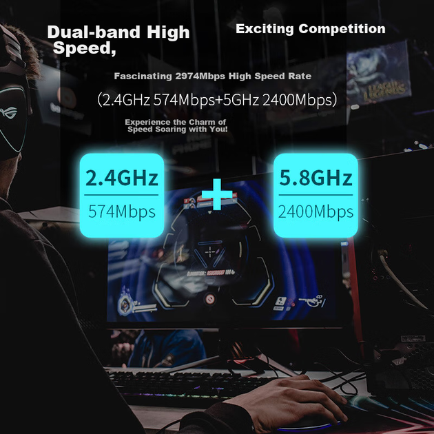 Дводіапазонна мережева карта PERCKO AX200 Pro, 3000 Мбіт/с, 5G, PCI-E, з Bluetooth, чіп Intel WiFi 6, для настільних ПК, з підтримкою Linux - Фото 8 Дводіапазонна мережева карта PERCKO AX200 Pro, 3000 Мбіт/с, 5G, PCI-E, з Bluetooth, чіп Intel WiFi 6, для настільних ПК, з підтримкою Linux - зображення 8