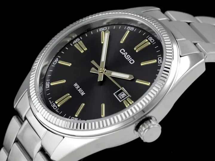 Мужские часы Casio MTP-1302D-1A2 черные 50 м - изображение 4