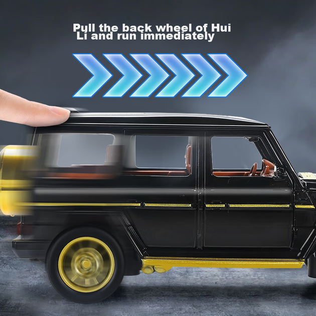Детская игрушечная машинка Mercedes-Benz G из сплава от Cawndilla Families, модель для мальчиков, инерционный внедорожник, подарок на день рождения для мальчиков. - зображення 11