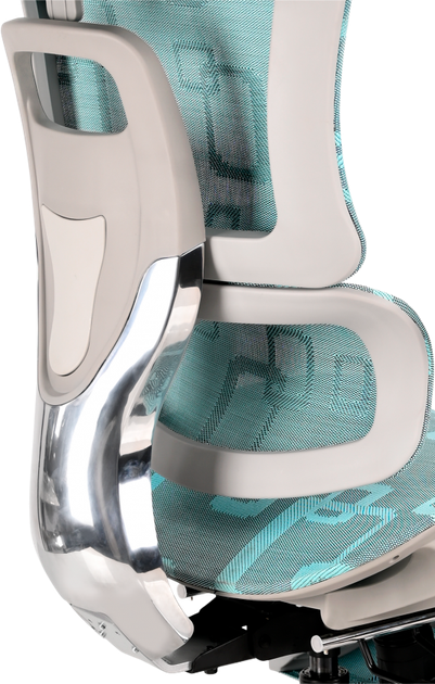 Кресло GT RACER B-528 Gray/Blue - Фото 6 Кресло GT RACER B-528 Gray/Blue - изображение 6