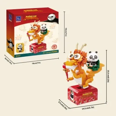Конструктор Pantasy Kung Fu Panda Косрайдер По (86510) - зображення 3