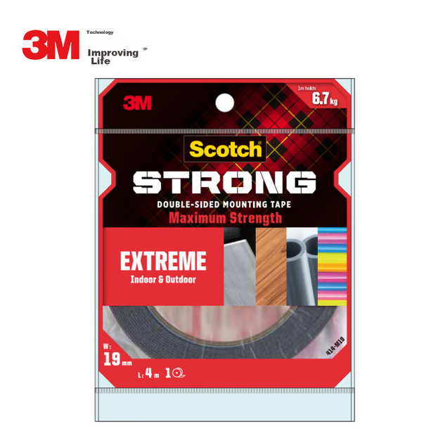 Многоцелевая клейкая лента 3M Scotch-Brite 414-M19, термостойкая, водонепроницаемая, 19 мм * 4 м, подходит для стен/металлических поверхностей/металлизированных/ацетатных покрытий, окрашенных латексной краской. - изображение 11