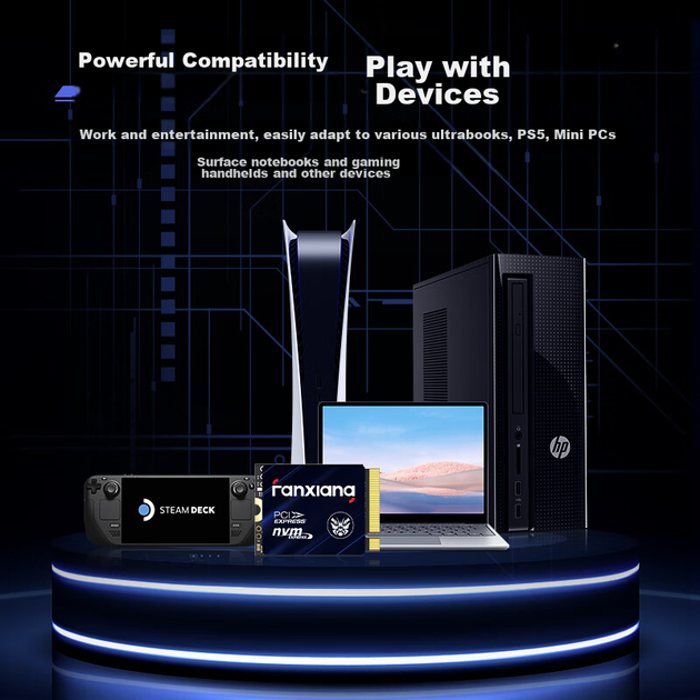 Твердотельный накопитель FANXIANG 500 ГБ SSD, интерфейс M.2, протокол NVMe, PCIe 4.0, компактный размер 2230, совместим с портативными устройствами и ноутбуками STEAM DECK, модель S630. - изображение 10