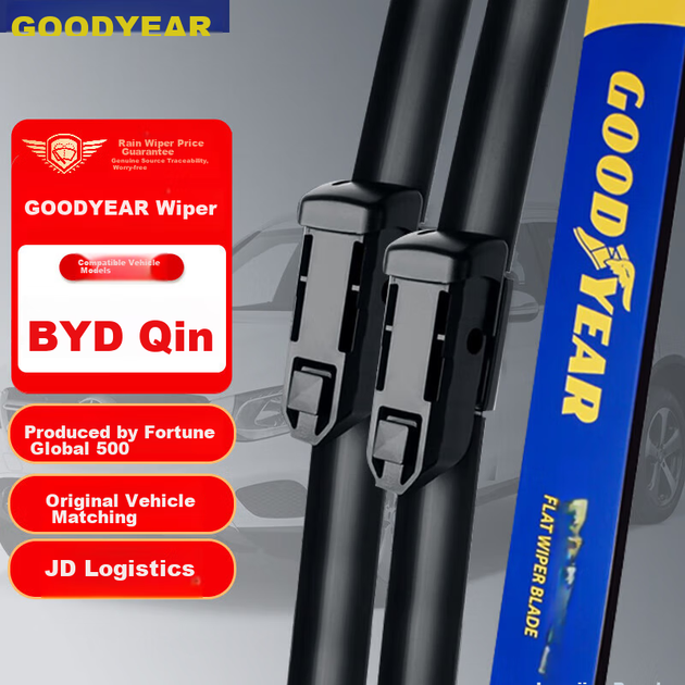 Щетки стеклоочистителя Goodyear для BYD Song PLUS DM-i/EV 2020-2025 бескаркасные, 25/18 дюймов - изображение 4
