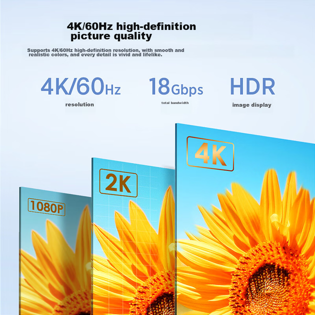 Кабель Biaze HX67 HDMI - micro-HDMI 4K v2.0 15 м (HX67-15m) - изображение 3