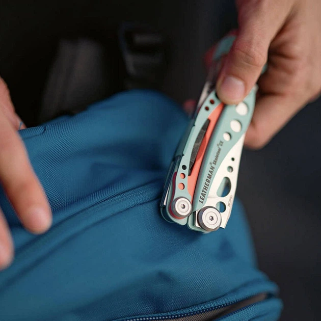 Мультиинструмент Leatherman Skeletool CX Paradise Orange/Blue - изображение 6