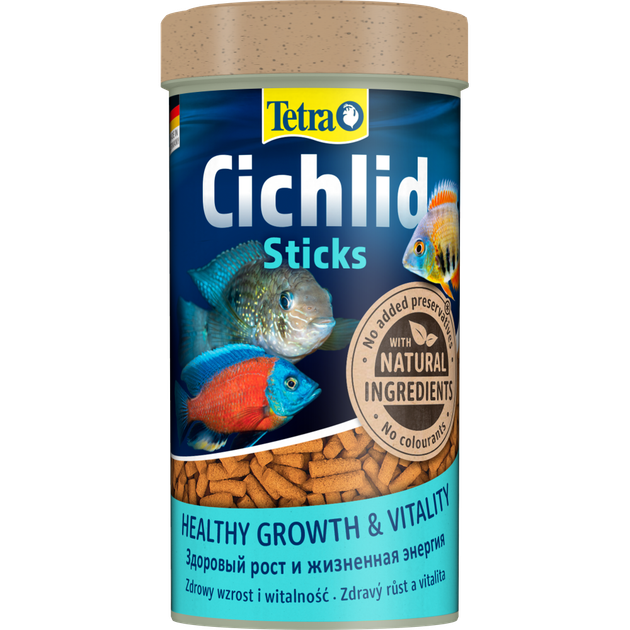 Корм Tetra Cichlid Sticks для рыбок целид палочки 250 мл/75 г - Фото 2 Корм Tetra Cichlid Sticks для рыбок целид палочки 250 мл/75 г - изображение 2