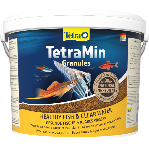 Корм Tetra Min Granules для аквариумных рыбок гранулы 4.2 кг/ 10 л - Фото 1 Корм Tetra Min Granules для аквариумных рыбок гранулы 4.2 кг/ 10 л - изображение 1