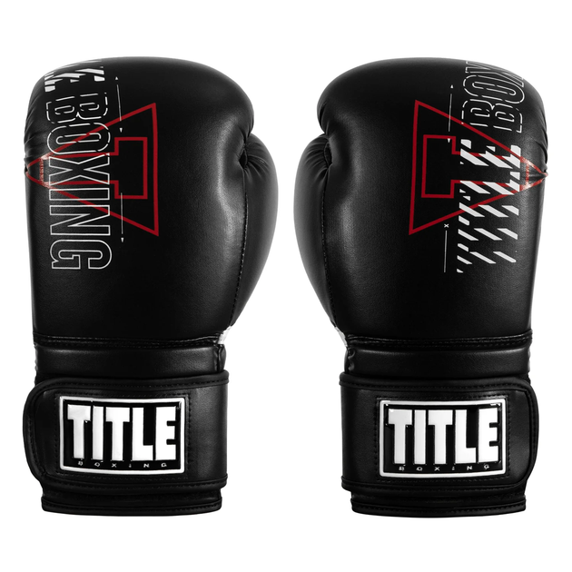 Боксерські рукавиці TITLE DYNAMIC STRIKE HEAVY BAG GLOVES Black 12 oz - зображення 2