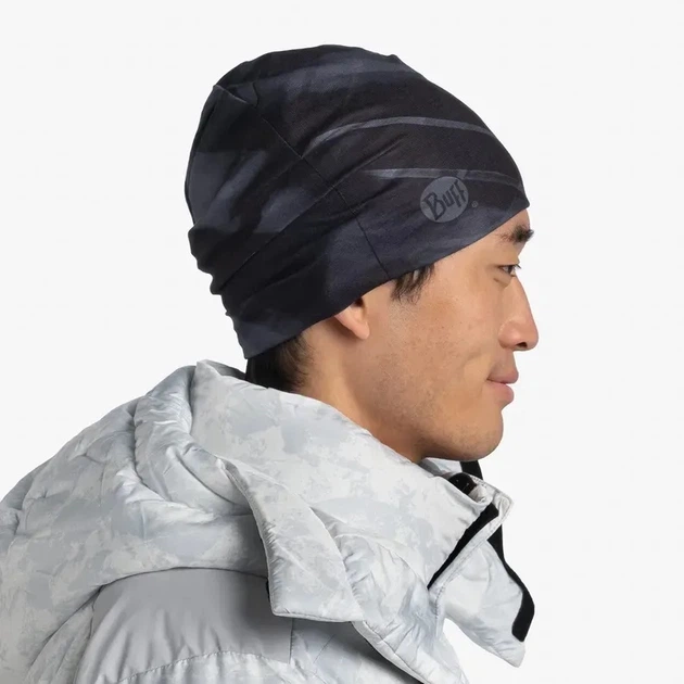 Шапка Buff Polar&Ecostretch Beaney, Raft Black - Фото 3 Шапка Buff Polar&Ecostretch Beaney, Raft Black - зображення 3