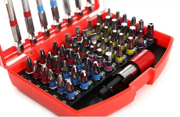 Набор бит из 56 предметов TORX 1/4 - 25мм 75мм TAGRED TA1206 - Фото 5 Набор бит из 56 предметов TORX 1/4 - 25мм 75мм TAGRED TA1206 - изображение 5