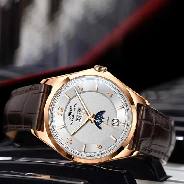 Чоловічий механічний годинник Lobinni Premium - изображение 8