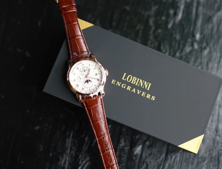 Чоловічий механічний годинник Lobinni Business - изображение 9