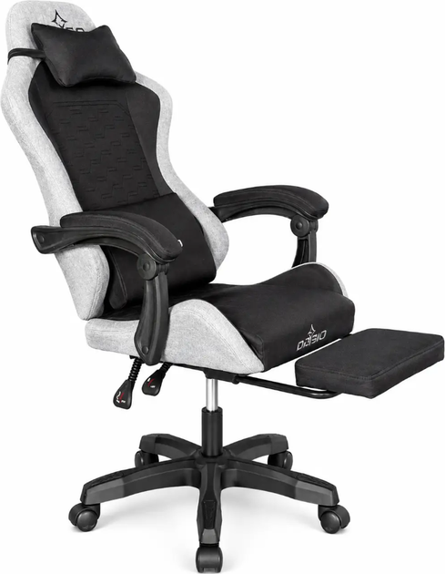 Игровое кресло DIEGO Fabric X Black Кресло для геймеров с высокой спинкой - изображение 3