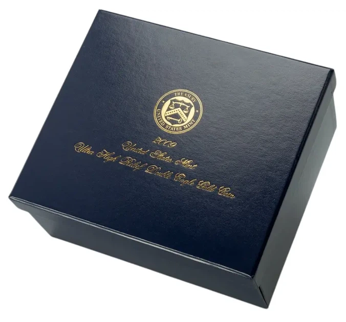 Колекційна золота монета "Double Eagle Ultra High Relief - Американський орел" 31,1 г 2009 рік - изображение 9
