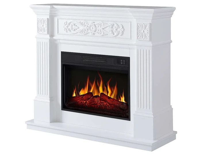 Каминокомплект ArtiFlame Toscana AF23S белый с эффектом живого огня со звуком и обогревом - изображение 3