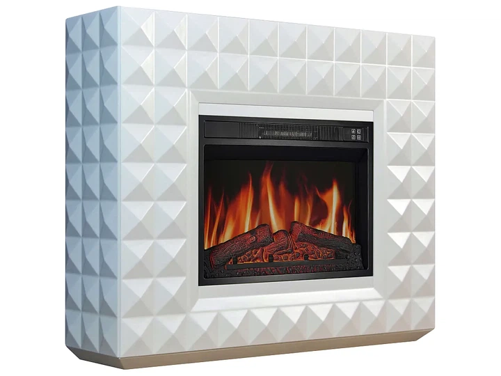 Каминокомплект ArtiFlame Diamond AF23S белый с эффектом живого огня со звуком и обогревом - изображение 2