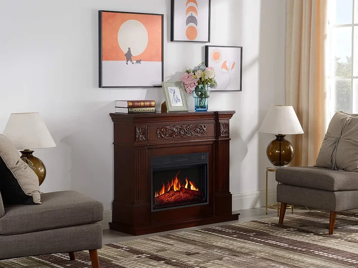 Каминокомплект ArtiFlame Toscana AF23S russet с эффектом живого огня со звуком и обогревом - изображение 10