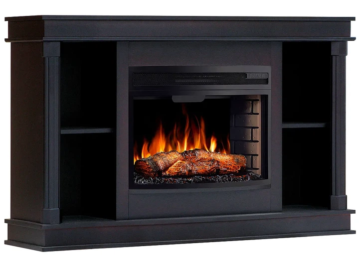 ТВ тумба с камином ArtiFlame Brittany AF25 венге 3D эффект живого пламени и тления поленьев со звуком и обогревом - изображение 2