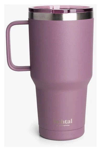 Термостакан (ізолована чашка) Bohtal із ручкою з нержавіючої сталі Tumbler Plum 900 ml (PP_11290001) - Фото 2 Термостакан (ізолована чашка) Bohtal із ручкою з нержавіючої сталі Tumbler Plum 900 ml (PP_11290001) - изображение 2