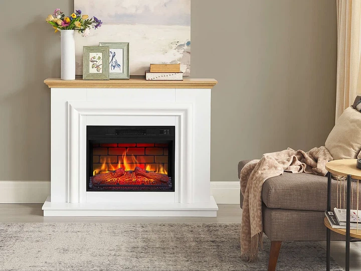 Каминокомплект ArtiFlame Marbelya AF23BS белый эффект живого пламени со звуком и обогревом - изображение 6
