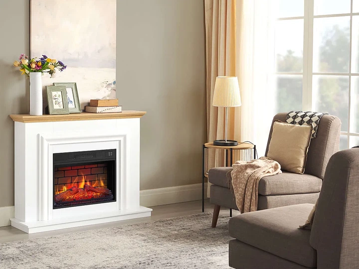 Каминокомплект ArtiFlame Marbelya AF23BS белый эффект живого пламени со звуком и обогревом - изображение 7