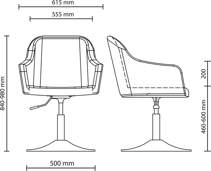 Стул для кухни и гостиной Nowy Styl WESTER 1S ordf CHROME SORO-34 - Фото 4 Стул для кухни и гостиной Nowy Styl WESTER 1S ordf CHROME SORO-34 - изображение 4
