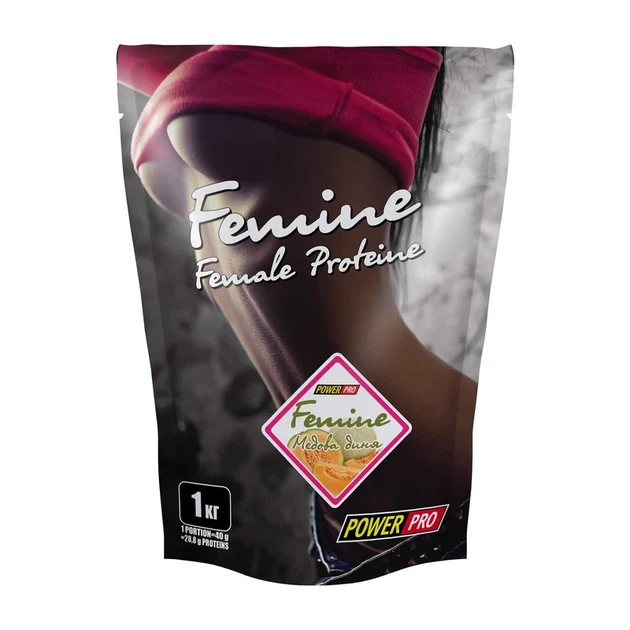 Протеин для женщин Power Pro Femine медовая дыня 1 кг - Фото 1 Протеин для женщин Power Pro Femine медовая дыня 1 кг - изображение 1