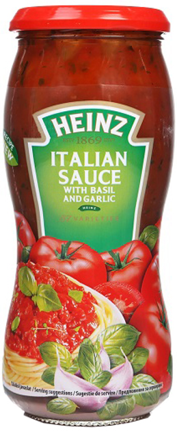 Соус итальянский Heinz с базиликом и чесноком 500 г (5900783007515 ...