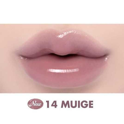 Блеск для губ в лиловом оттенке Rom&nd Glasting Color Gloss No.14 Muige, 4 мл - Фото 2 Блеск для губ в лиловом оттенке Rom&nd Glasting Color Gloss No.14 Muige, 4 мл - изображение 2