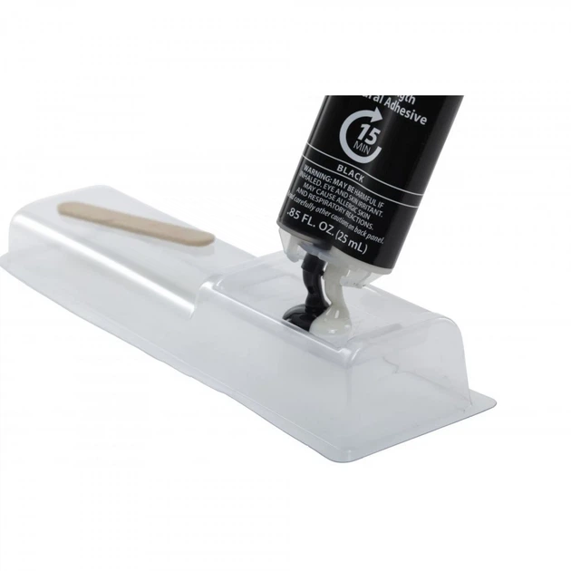 Структурний клей для пластику J-B Weld Plastic Bonder 50139, чорний, 25 мл - Фото 3 Структурний клей для пластику J-B Weld Plastic Bonder 50139, чорний, 25 мл - зображення 3