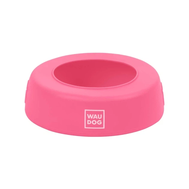 Складана миска-непроливайка для собак WAUDOG Silicone 750 мл 15,5 см рожева - Фото 2 Складана миска-непроливайка для собак WAUDOG Silicone 750 мл 15,5 см рожева - зображення 2
