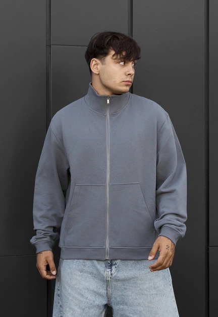 Мужское спортивное худи стафсире оверсайз спортивная кофта Staff ry gray oversize XXL (401021) - изображение 4