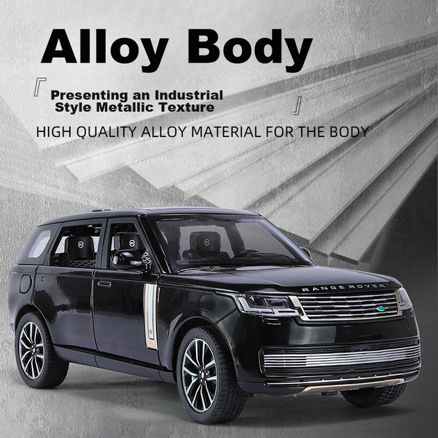 Heimanba 1:24 Новий Land Rover Range Rover SV білий автомобіль Модель дитячої іграшкової легкосплавної машини Колекційна модель дисплея Подарункова - зображення 6