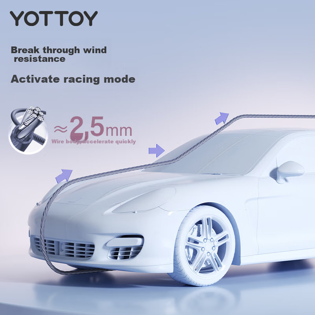Скакалка Yottoy Speed скоростная стальная для взрослых, черная - изображение 7