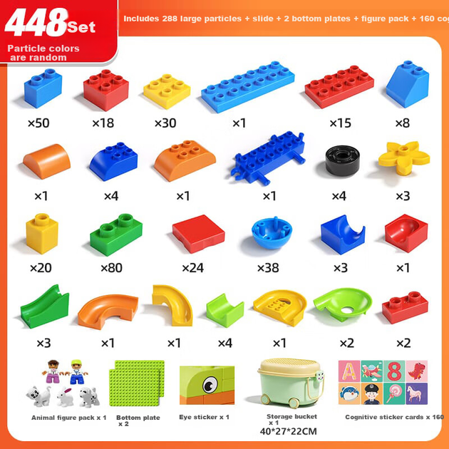 Конструктор Xingyayoupin DIY из крупных блоков, 3D-головоломка, для детей 3-6 лет - Фото 5 Конструктор Xingyayoupin DIY из крупных блоков, 3D-головоломка, для детей 3-6 лет - изображение 5