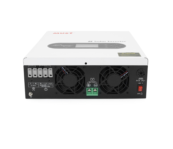 Інвертор гібридний MUST PV18-2012ECO, 2000W, 12V, ток заряда 80A, 170-280V - зображення 3