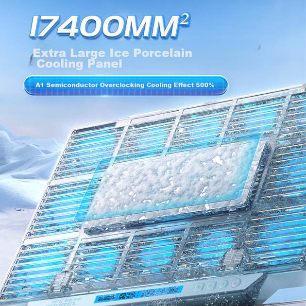 Охолоджуюча підставка для ноутбука ICE COOREL Q8 (I7400MM2) - зображення 6