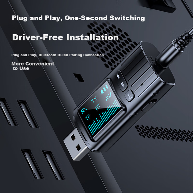 Автомобильный Bluetooth-приемник Biaze D43-5.4-GT72 Bluetooth 5.4 - изображение 8