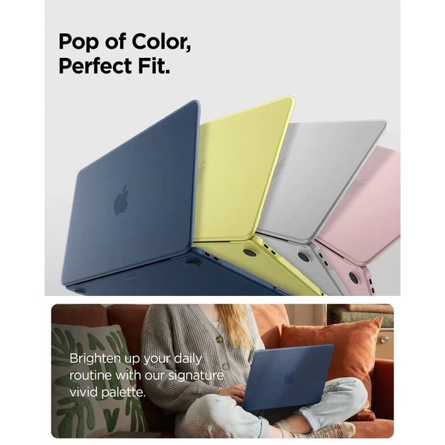 Etui Spigen AirSkin do MacBook Neo 13 2026 Frost Indigo (8800337249439) - obraz 7