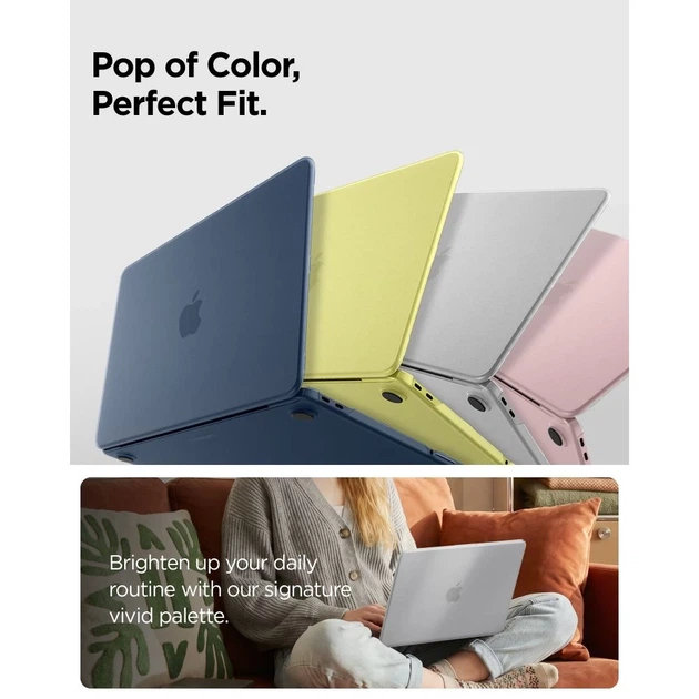 Etui Spigen AirSkin do MacBook Neo 13 2026 Frost Clear (8800337246766) - obraz 6