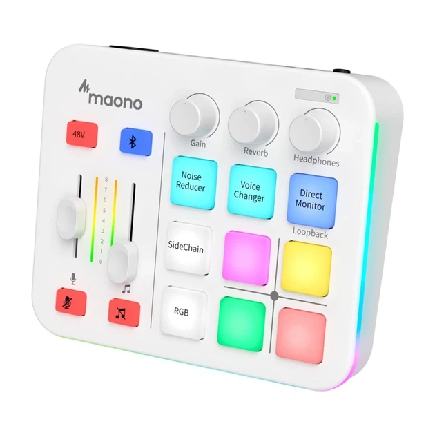 Звуковая карта Maono G1 Neo White - изображение 2