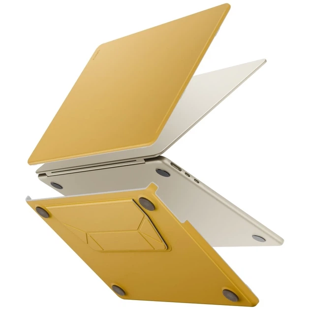 Чехол UNIQ Lyden Versa для MacBook Air 13" M2 2022 / M3 2024 / M4 2025 / M5 2026 Yellow (UNIQ-MA13(M5)-LYDVERCYEL) - Фото 2 Чехол UNIQ Lyden Versa для MacBook Air 13" M2 2022 / M3 2024 / M4 2025 / M5 2026 Yellow (UNIQ-MA13(M5)-LYDVERCYEL) - изображение 2