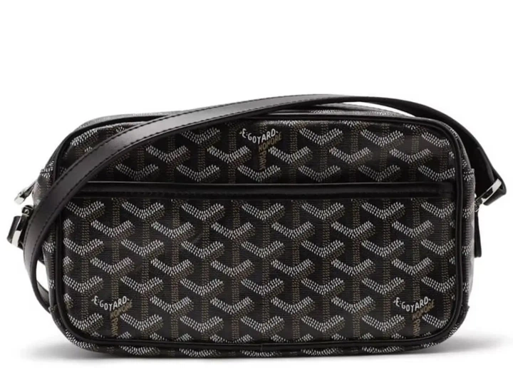 Премиальная сумка через плечо Goyard черного цвета. - Фото 1 Премиальная сумка через плечо Goyard черного цвета. - изображение 1