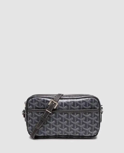 Преміальна сумка через плече Goyard сірого кольору. - Фото 2 Преміальна сумка через плече Goyard сірого кольору. - зображення 2
